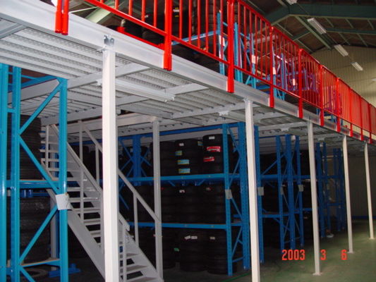 500kg-2000kg/layer ظرفیت سیستم قفسه سازی میزانین برای ذخیره سازی صنعتی