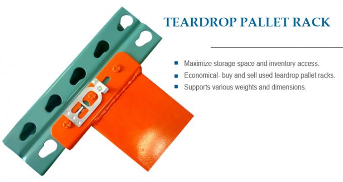 انبار فولادی مدل Teardrop Style Palet Racking USA نوع 3000IBS 4000Ibs 0